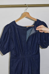 lady denim mini onepiece