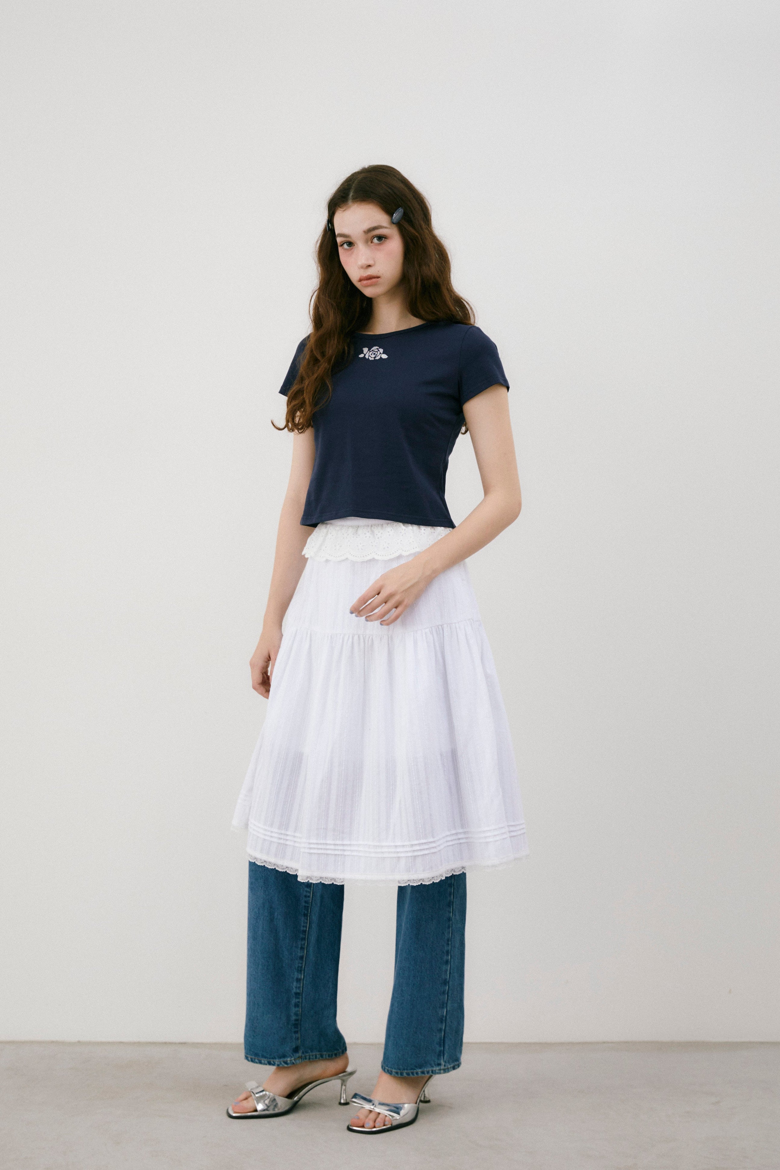 idem rose graphic T-shirt
