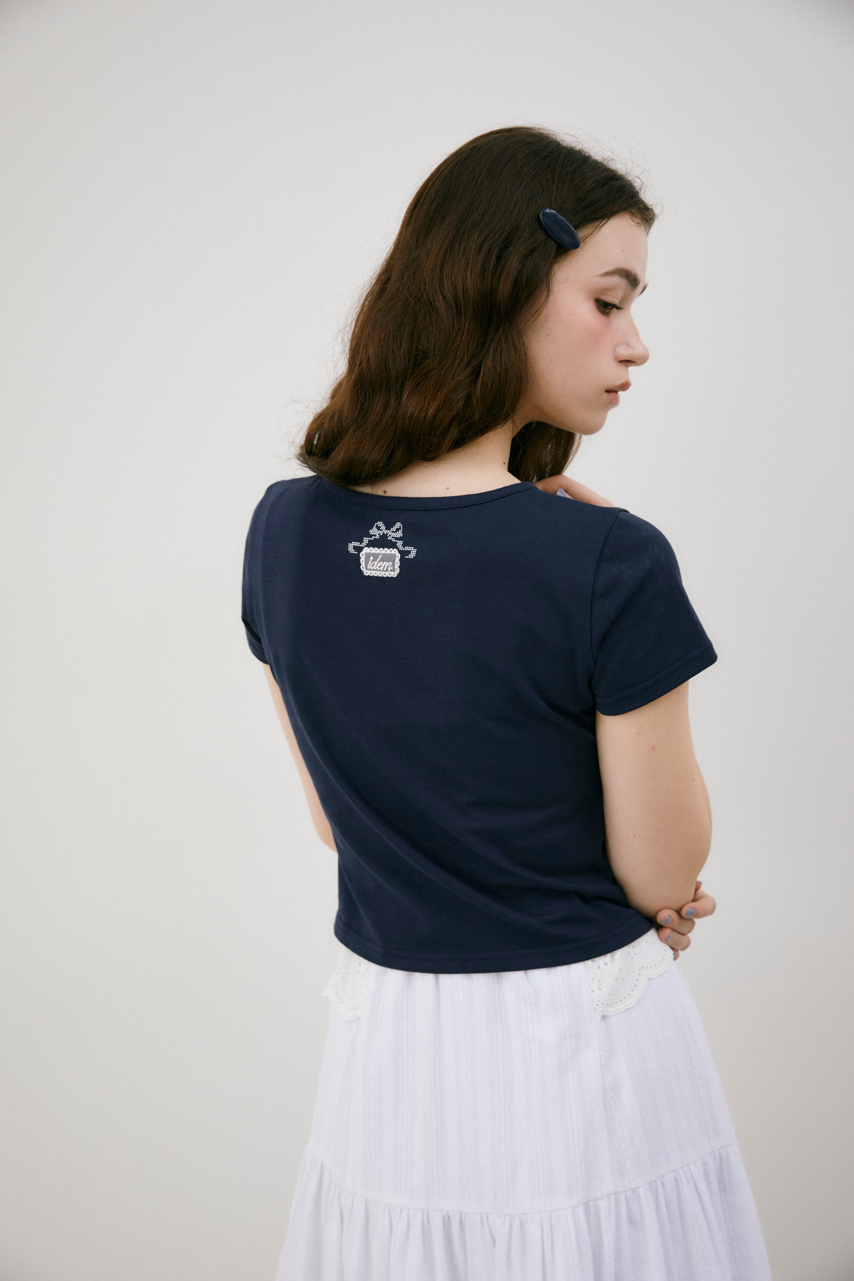 idem rose graphic T-shirt