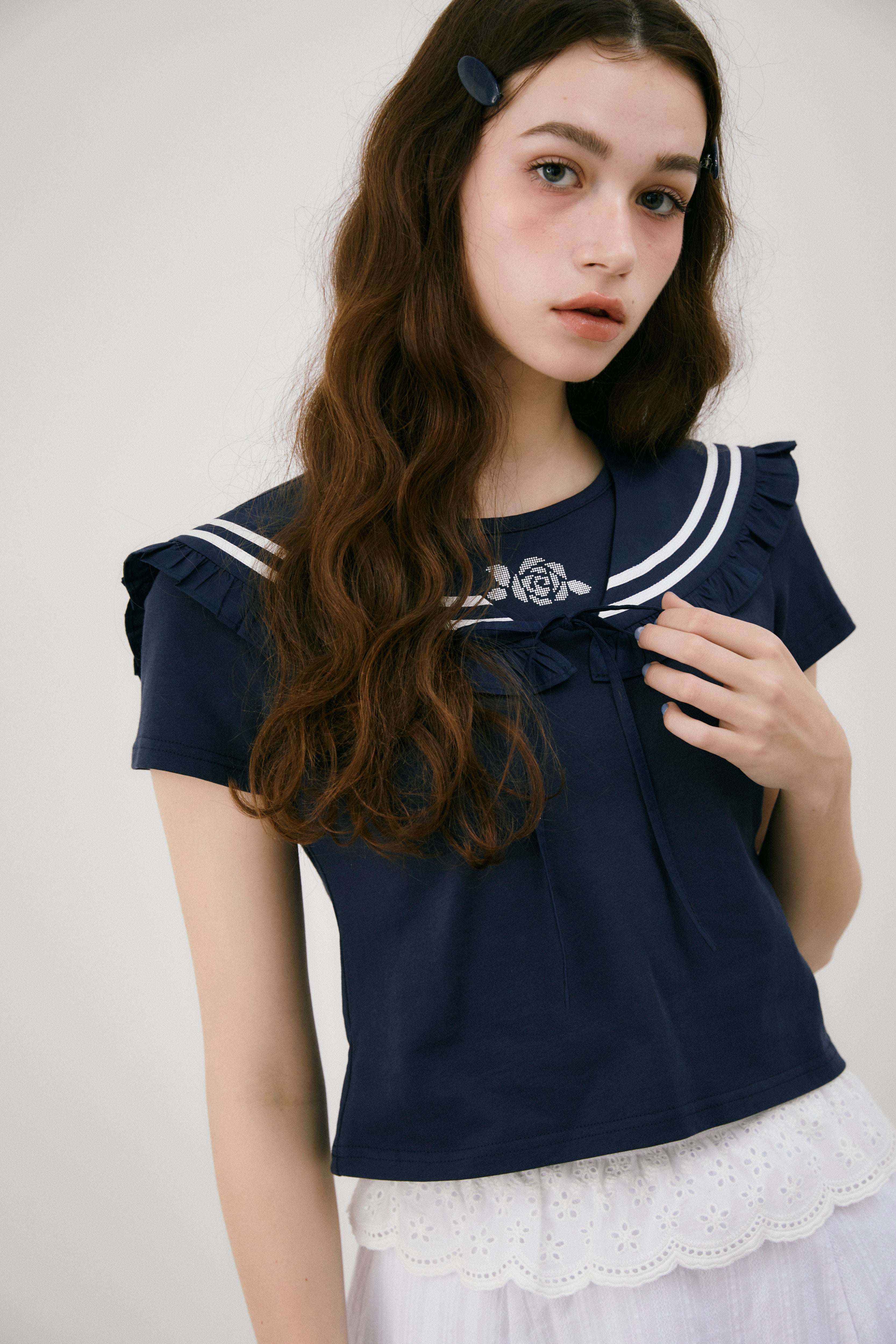idem rose graphic T-shirt