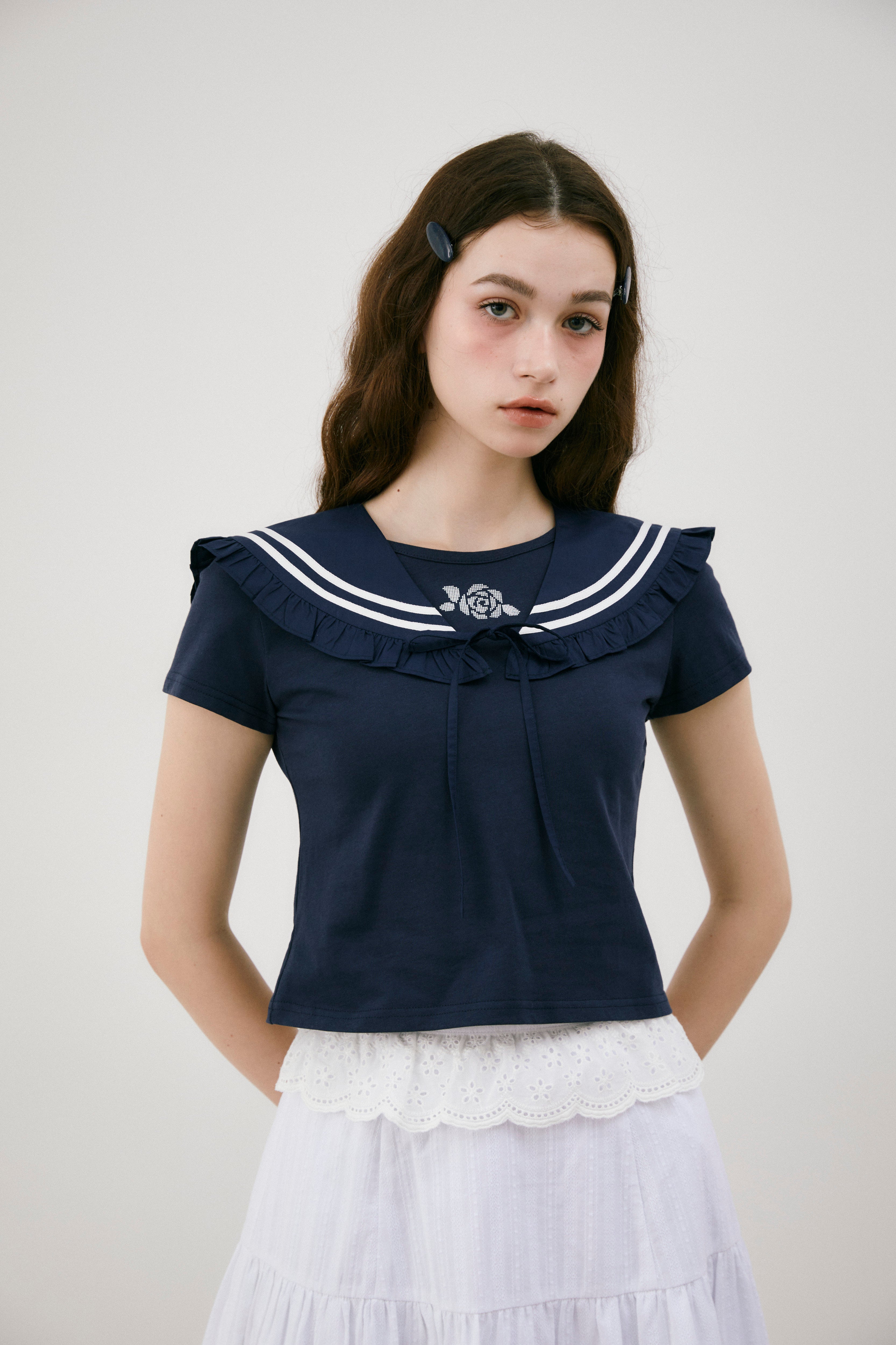 idem frill sailor collar