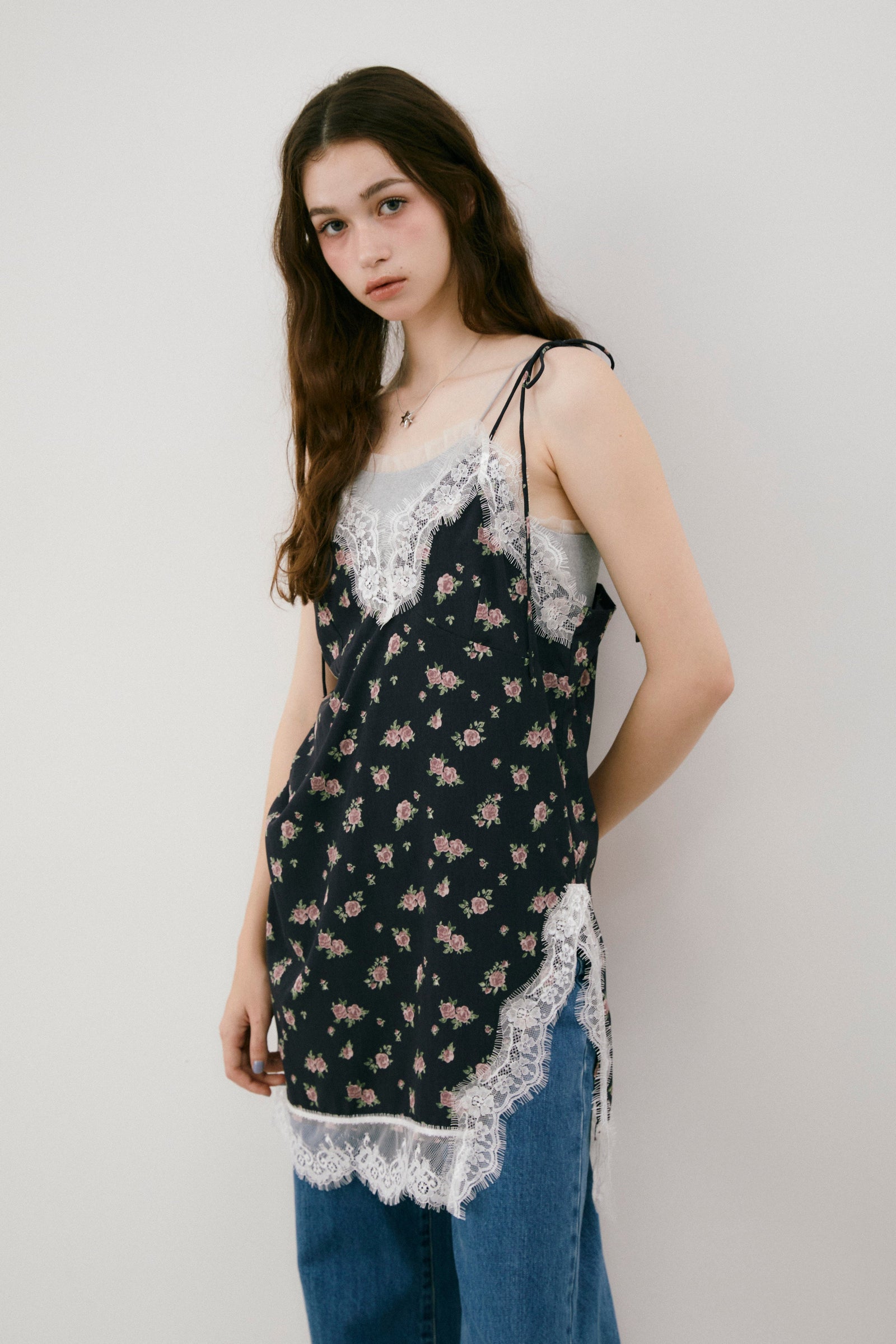 【新品未着用】45RPM☆ Badou-R ☆インドカディ☆キャミ☆ sensual satin cami onepiece – idem