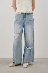 heart damage denim