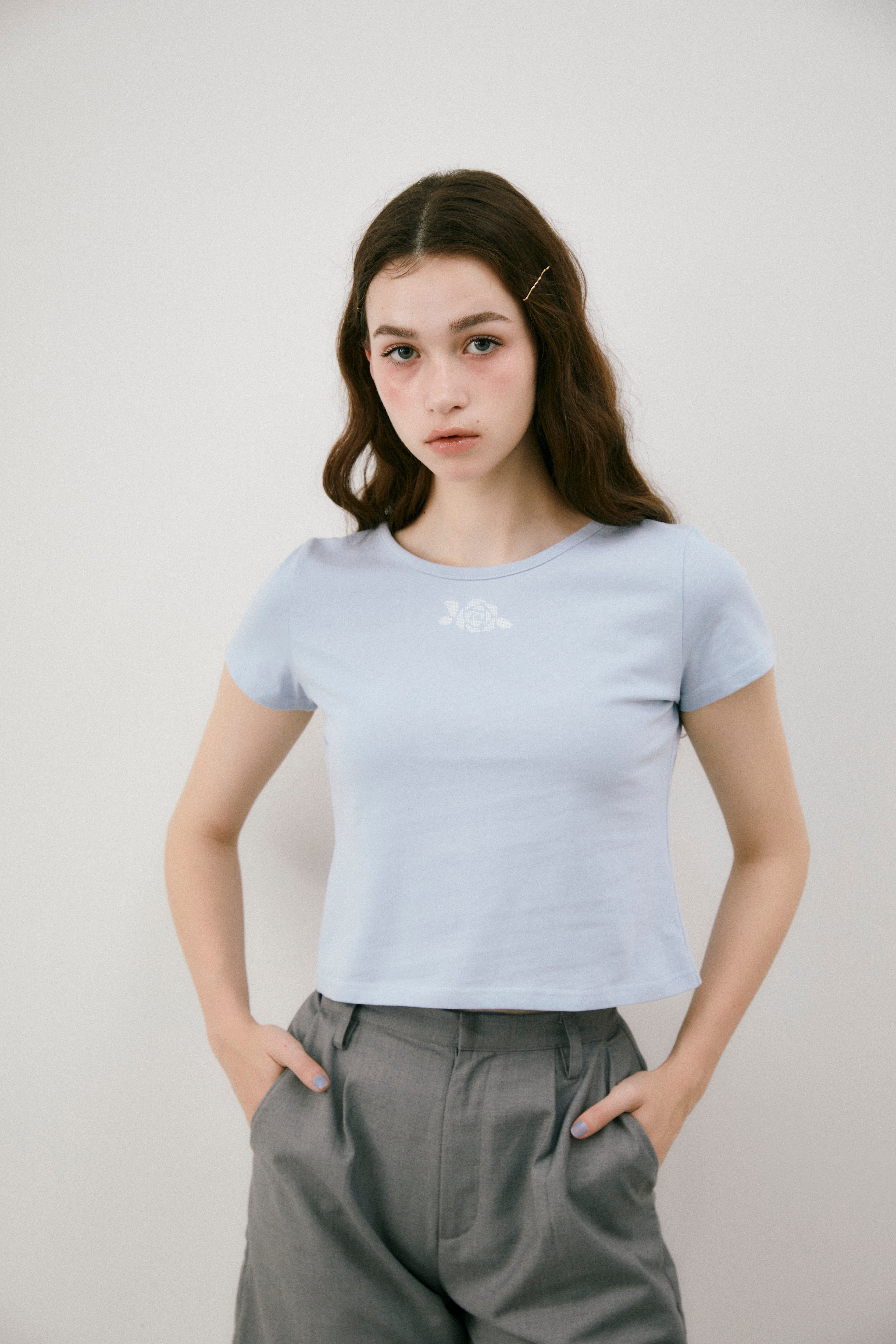 idem rose graphic T-shirt