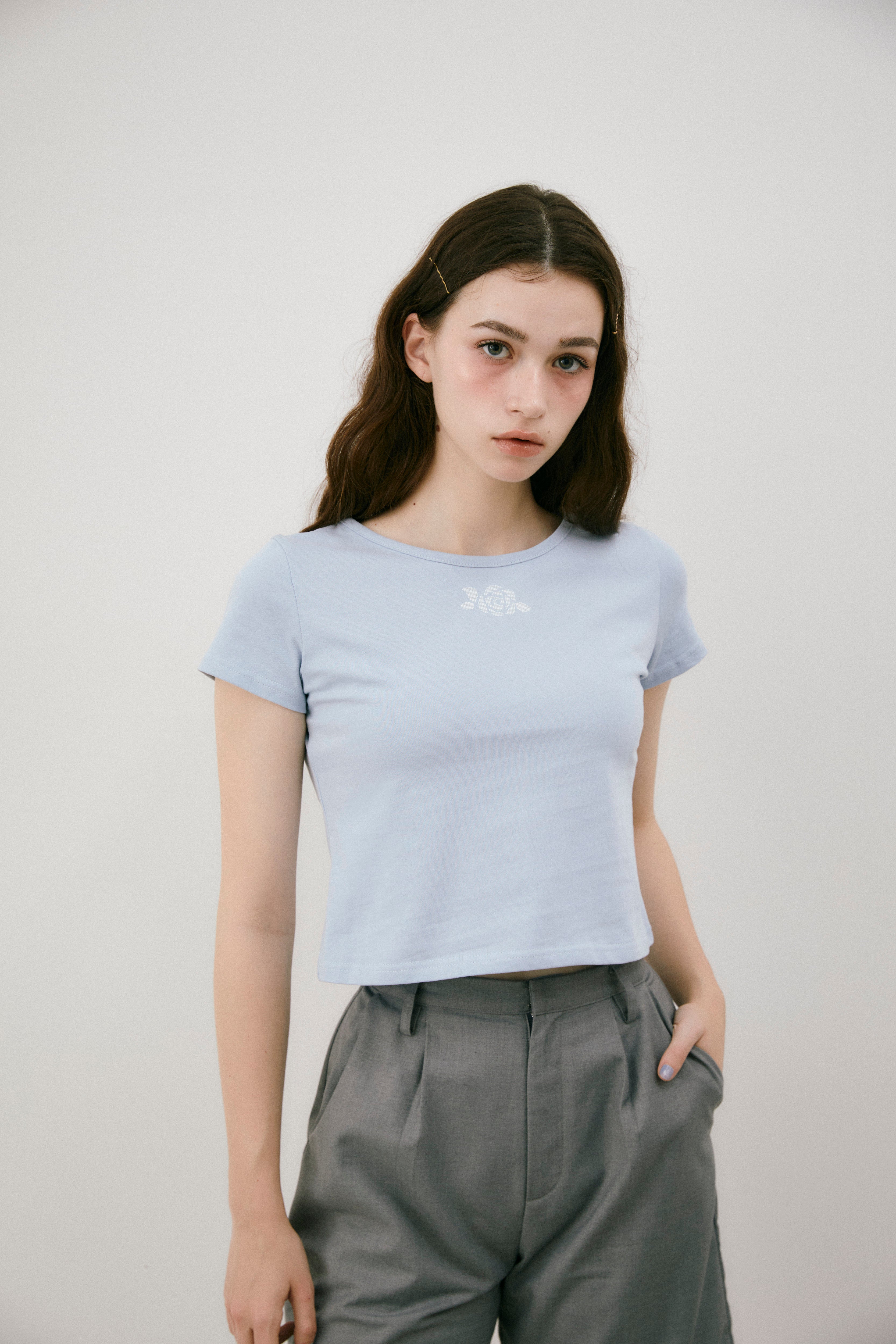 idem rose graphic T-shirt