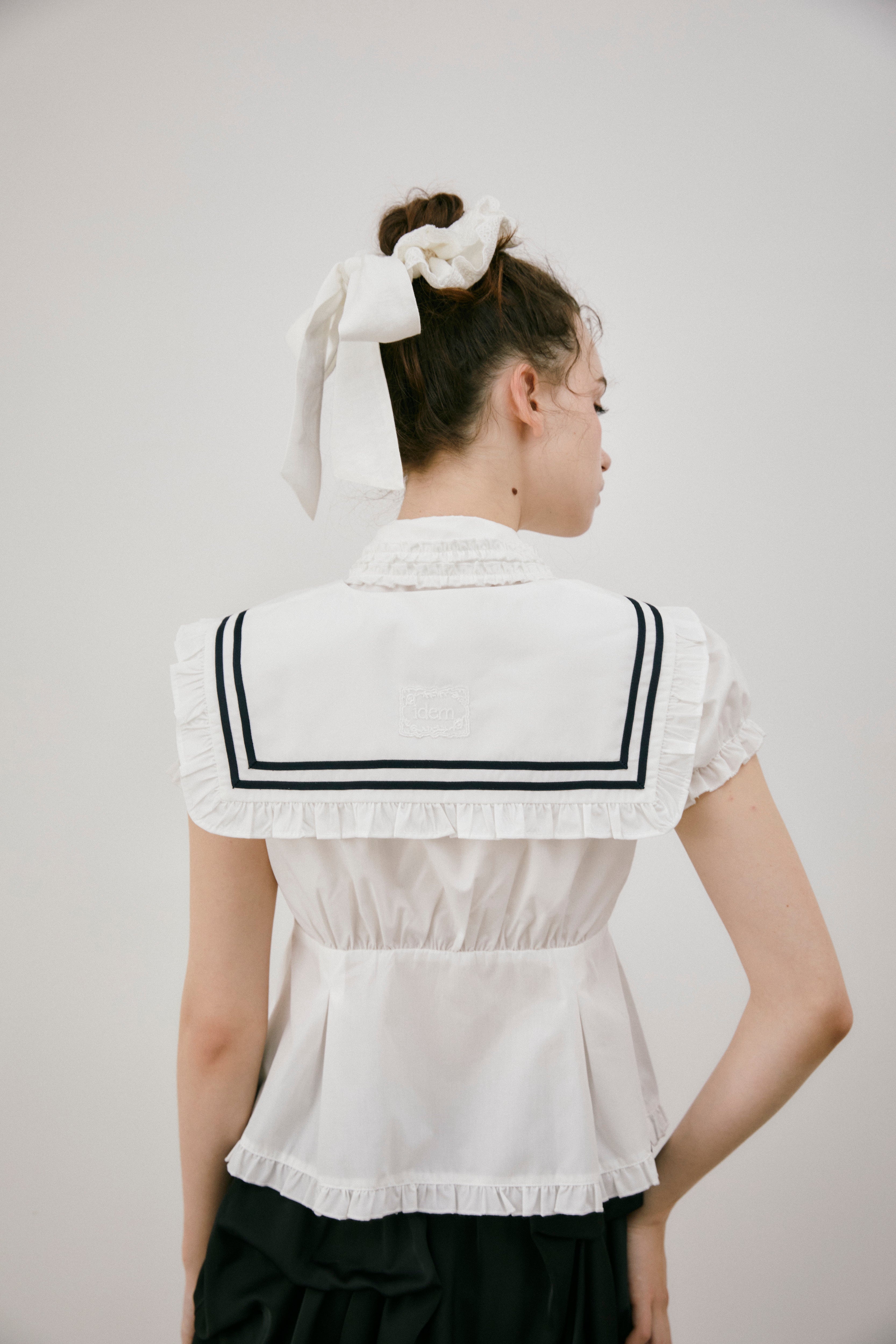 big frill ribbon chouchou