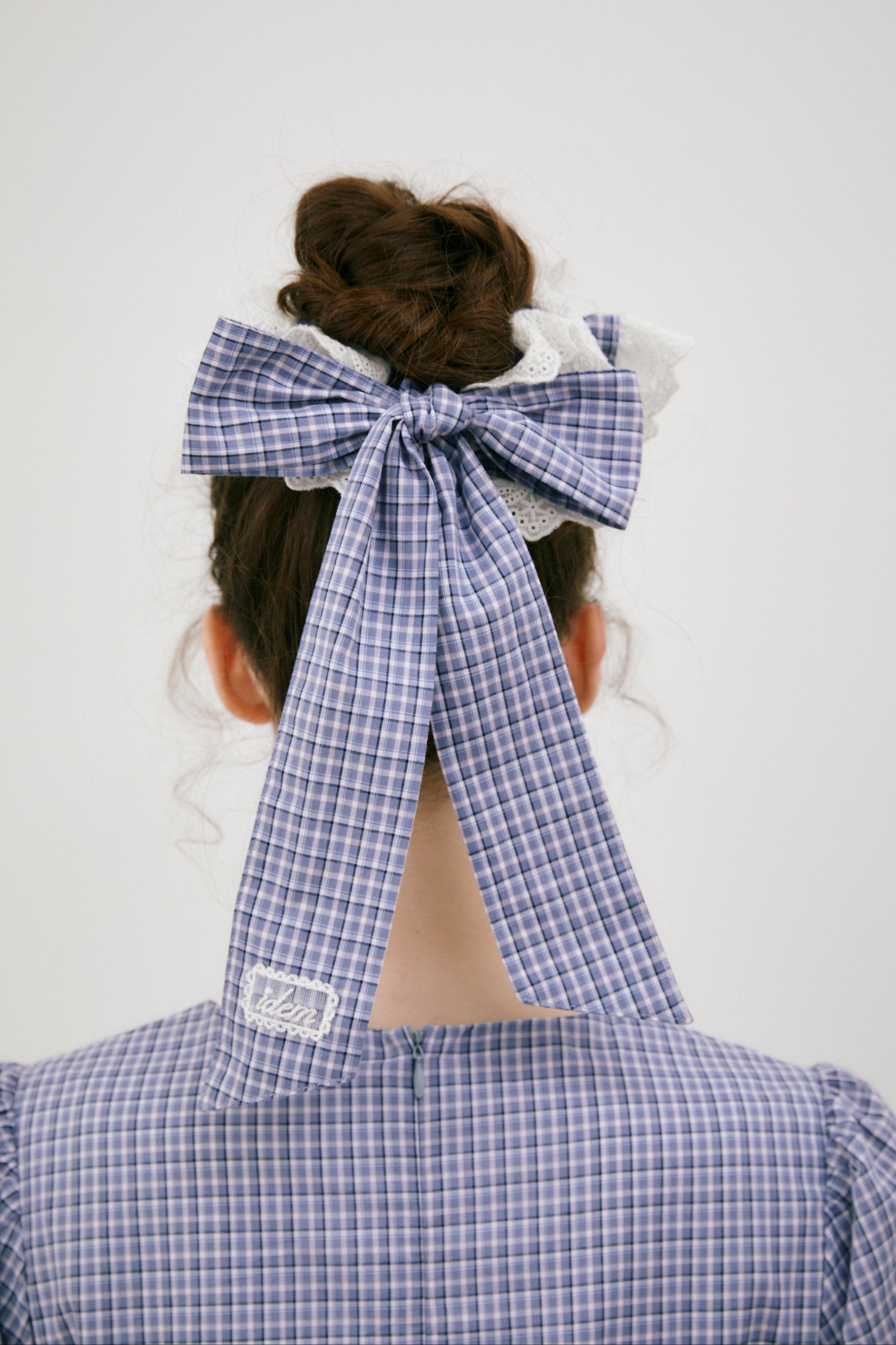 big frill ribbon chouchou