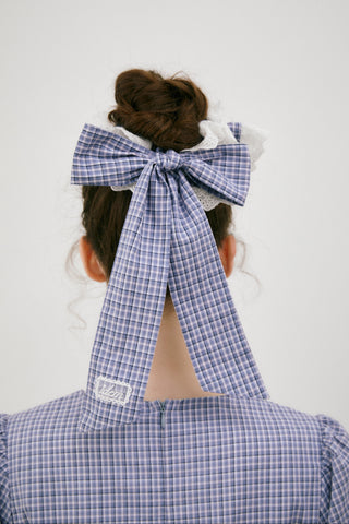 big frill ribbon chouchou