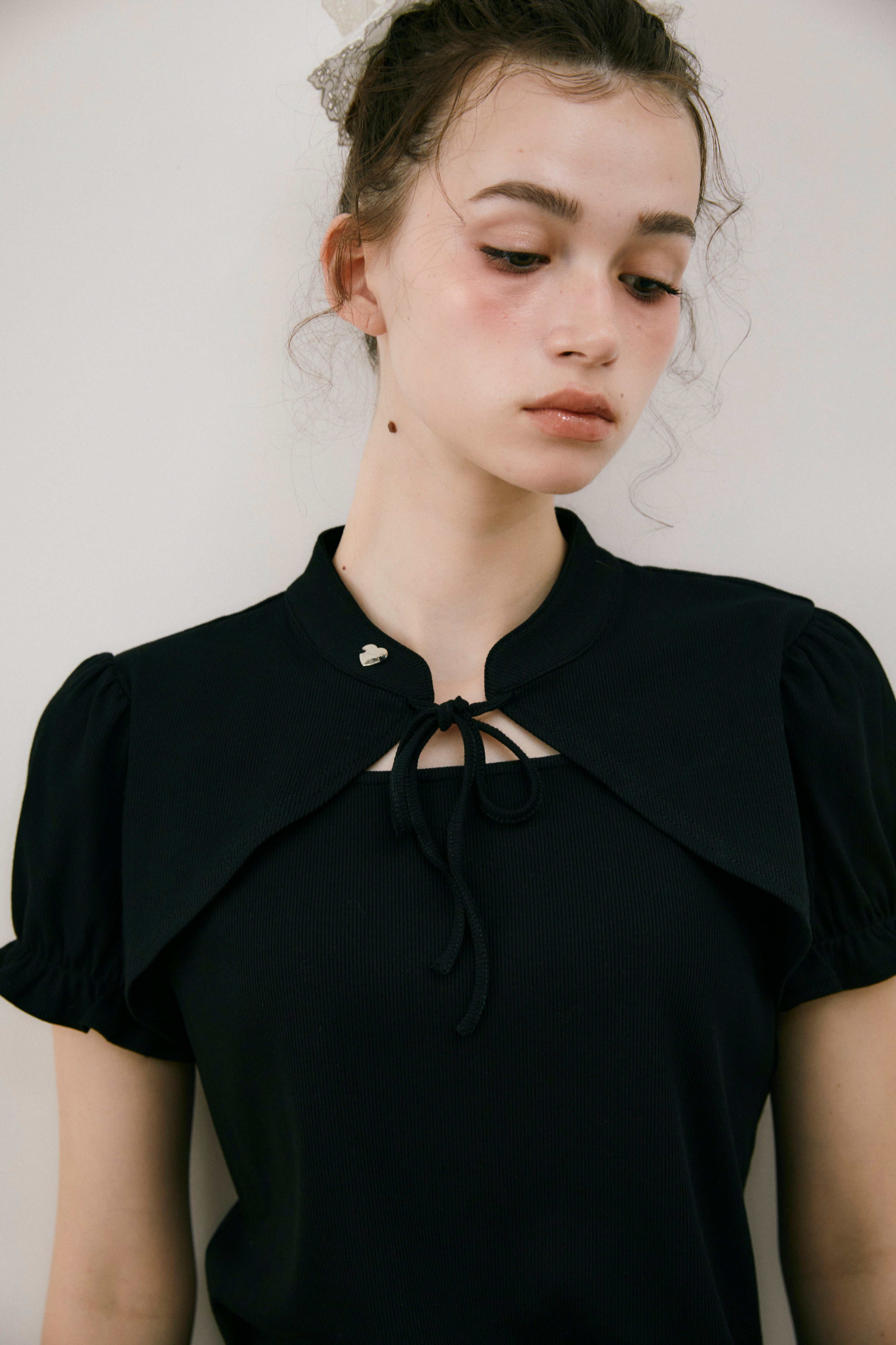 lady cut out china tops
