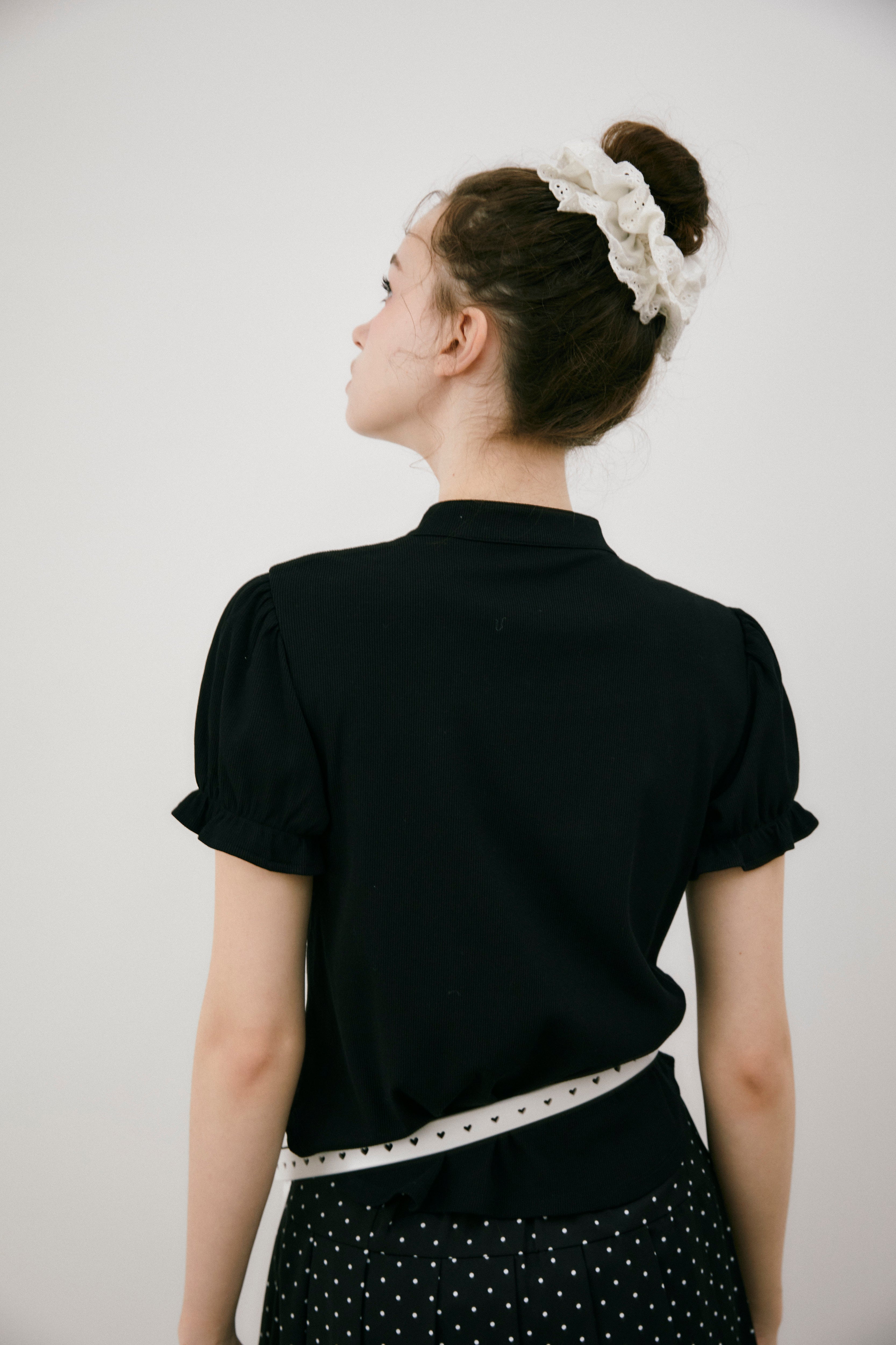 lady cut out china tops
