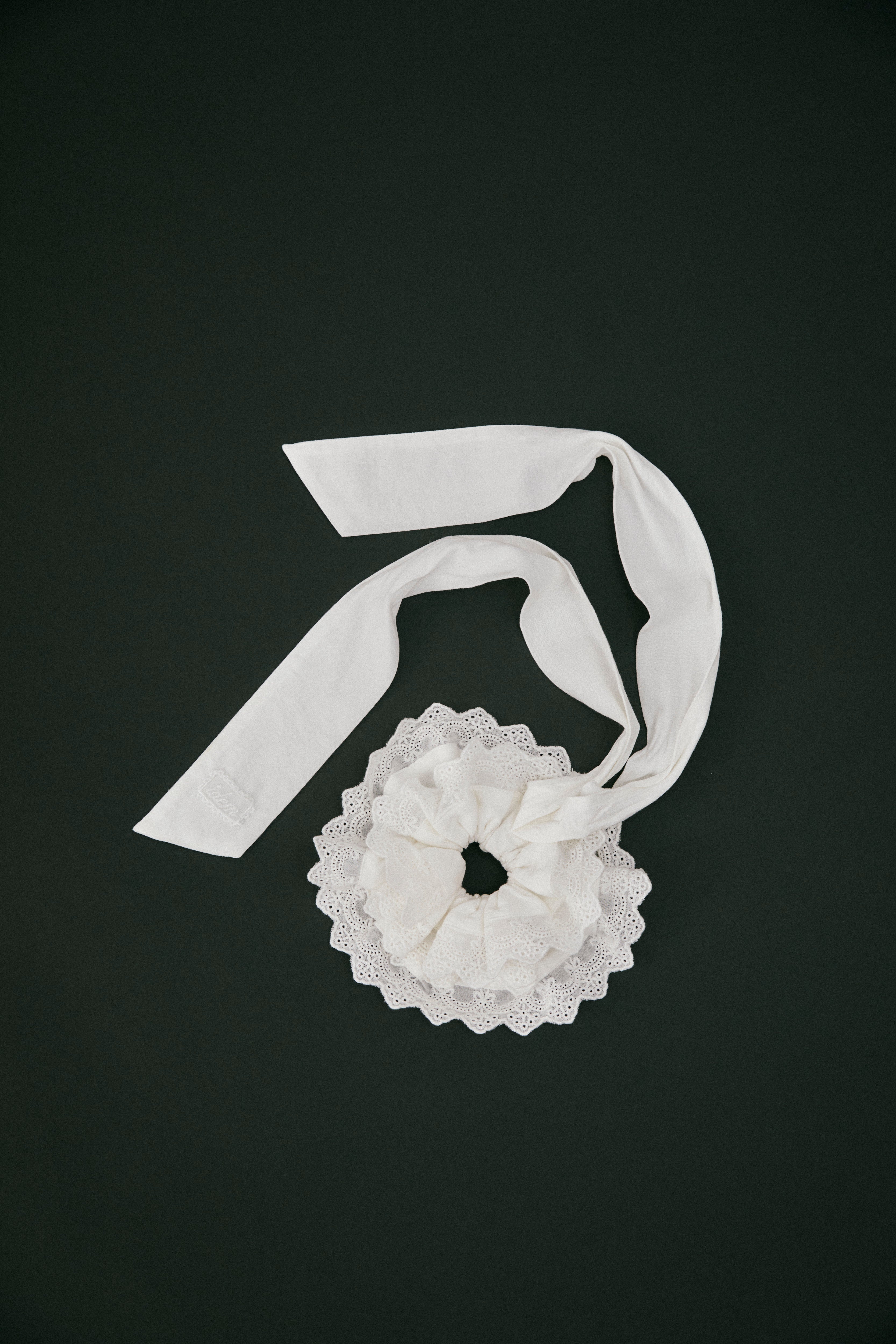 big frill ribbon chouchou