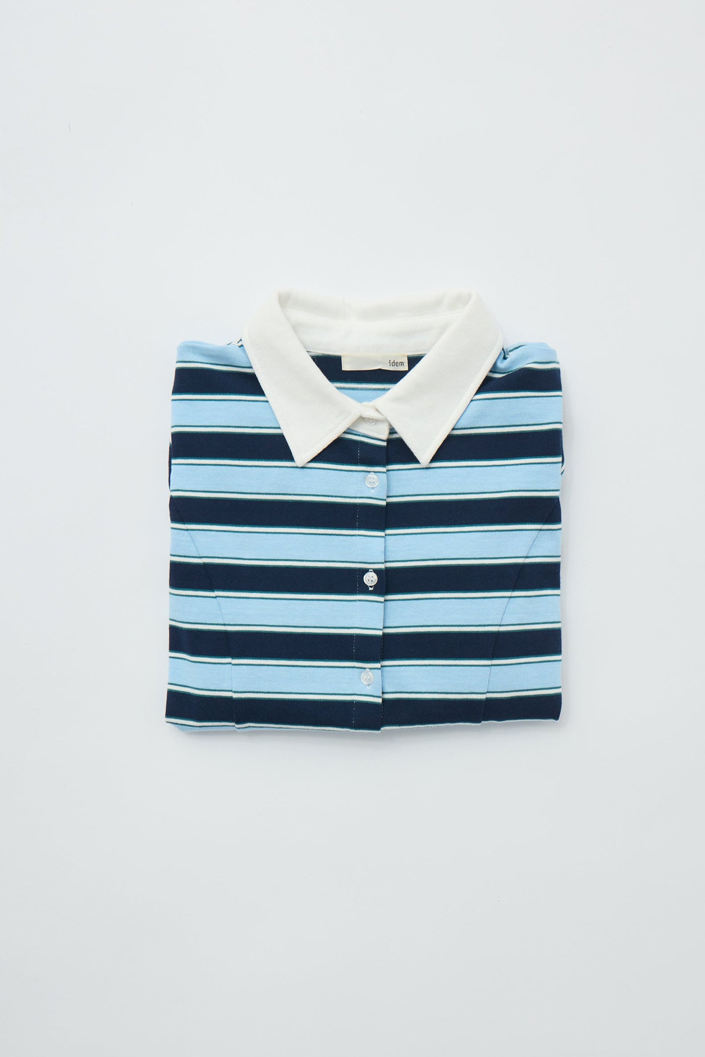 トップス idem border frill polo shirts 新品】idem（イデム）border frill polo shirt｜Yahoo!フリマ