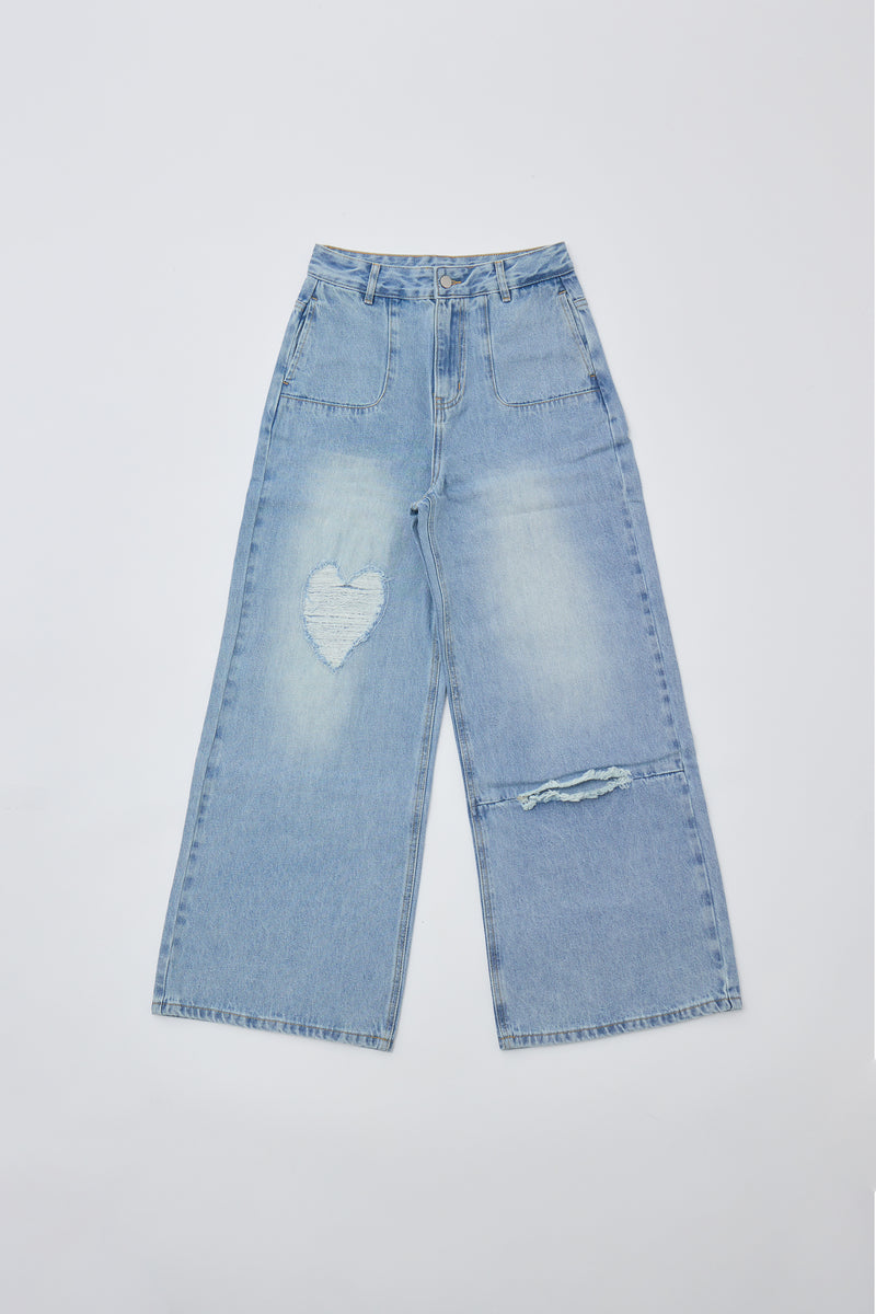 heart damage denim – idem