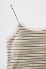 cup in tulle frill camisole  ( NEW COLOR )