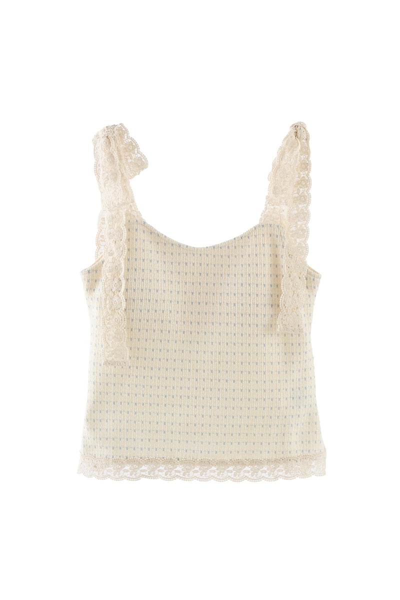 cup in shoulder lace camisole – idem