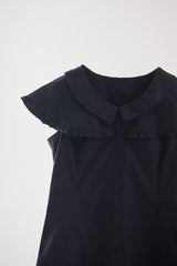 double collar sailor onepiece