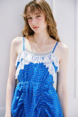 lace drawstring onepiece