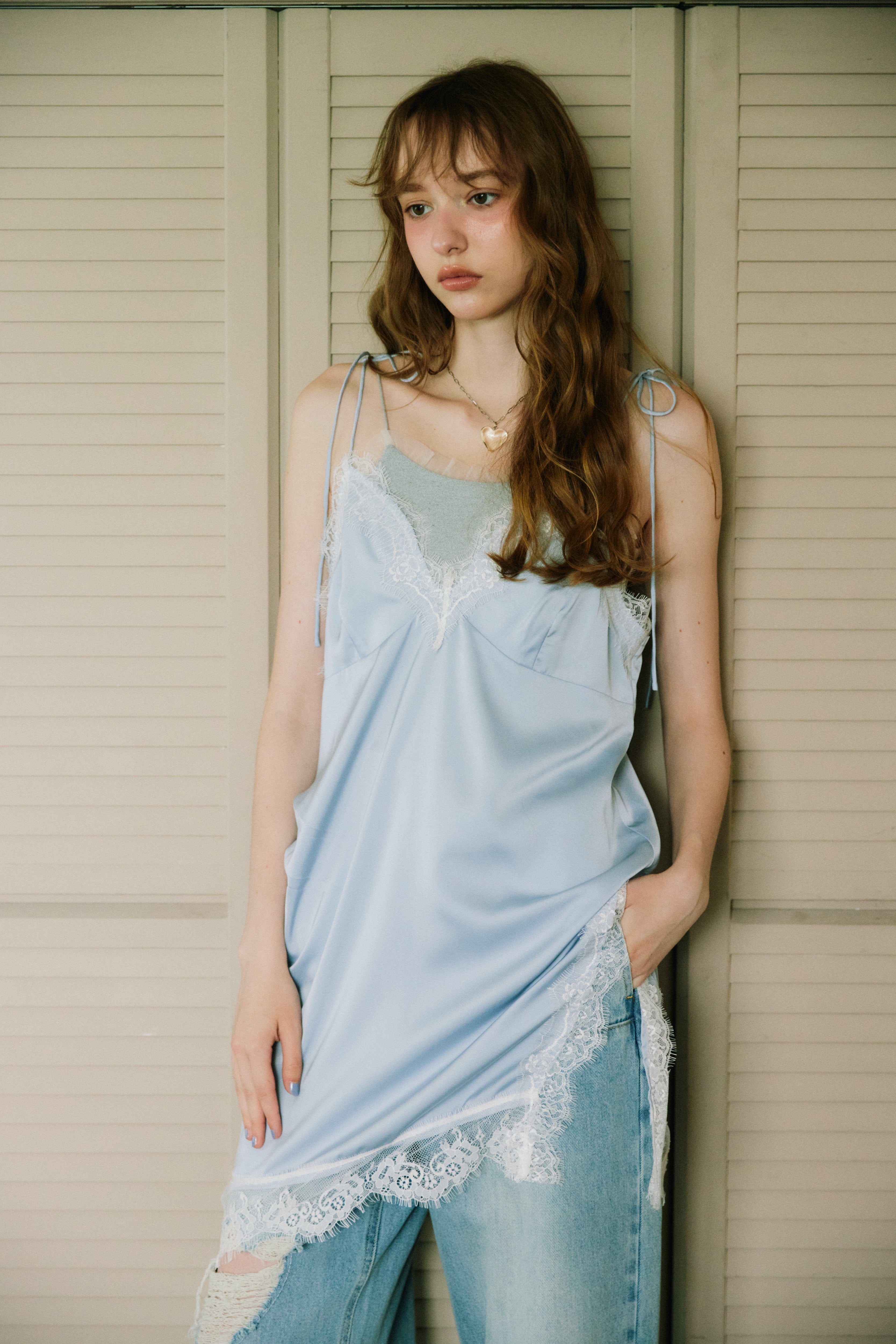 sensual satin cami onepiece