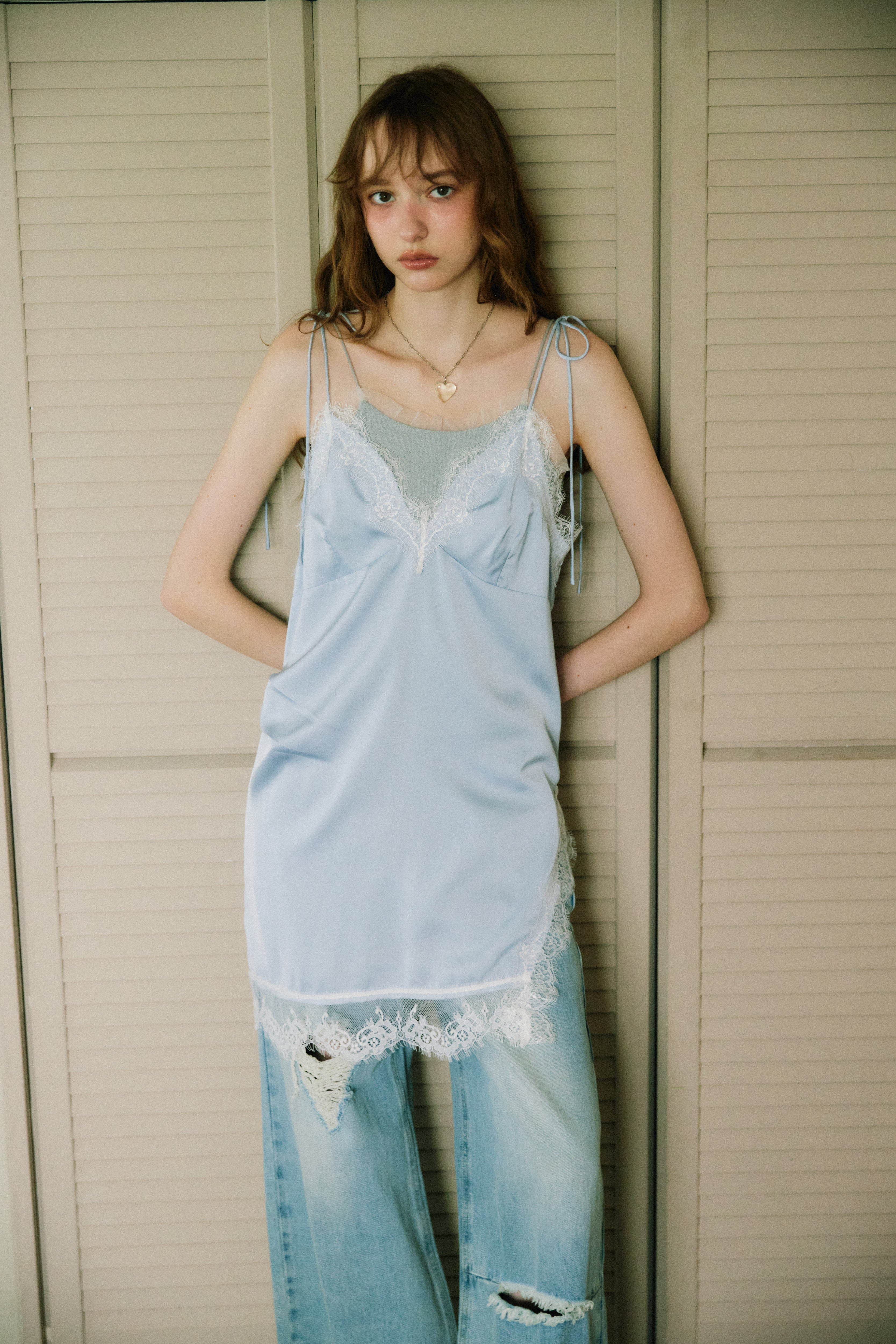 sensual satin cami onepiece