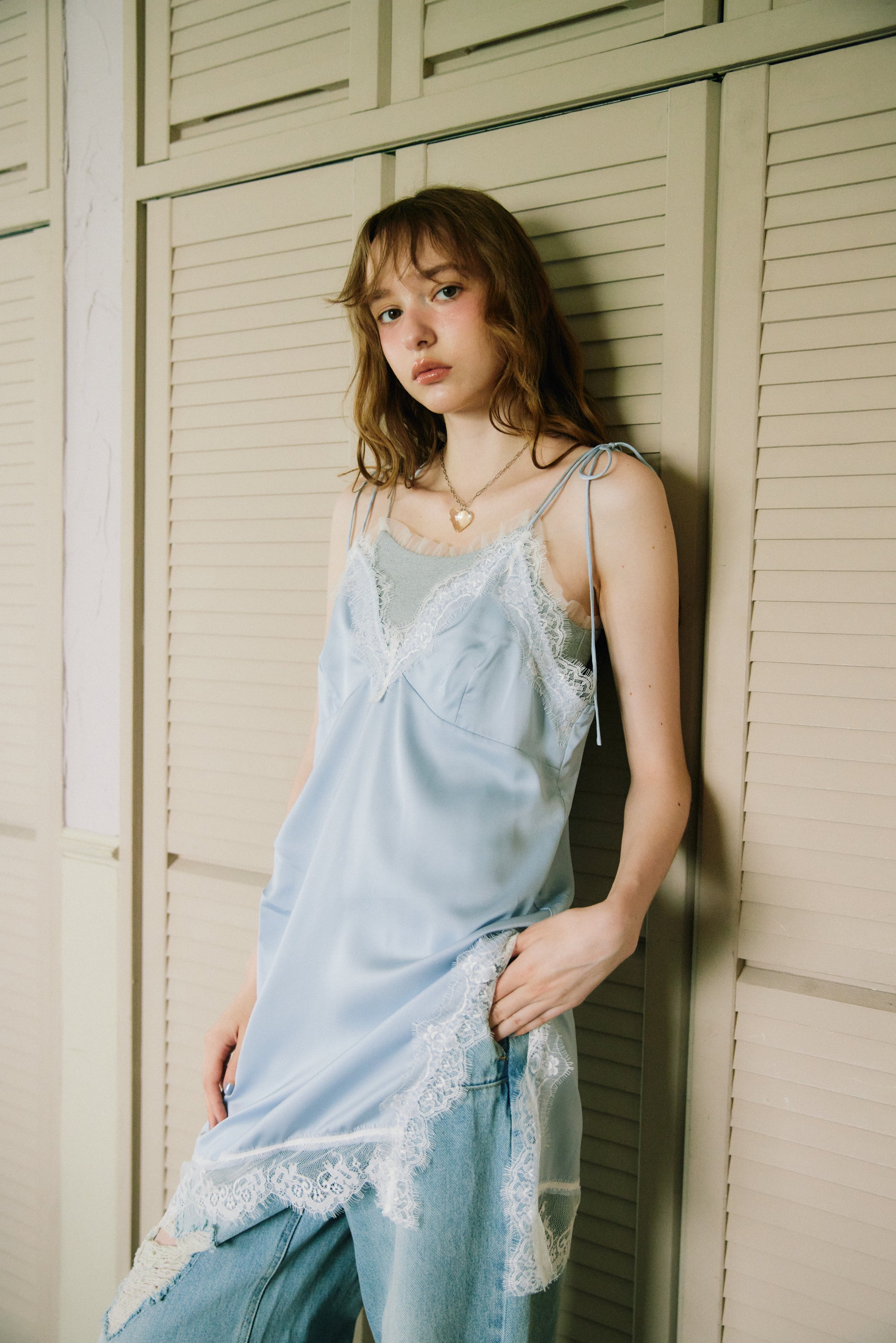 sensual satin cami onepiece ( NEW COLOR )