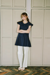 double collar sailor onepiece
