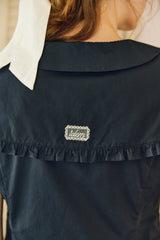 double collar sailor onepiece