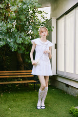 double collar sailor onepiece