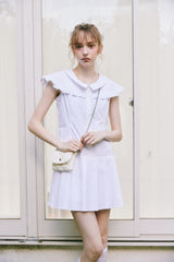 double collar sailor onepiece