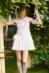 double collar sailor onepiece
