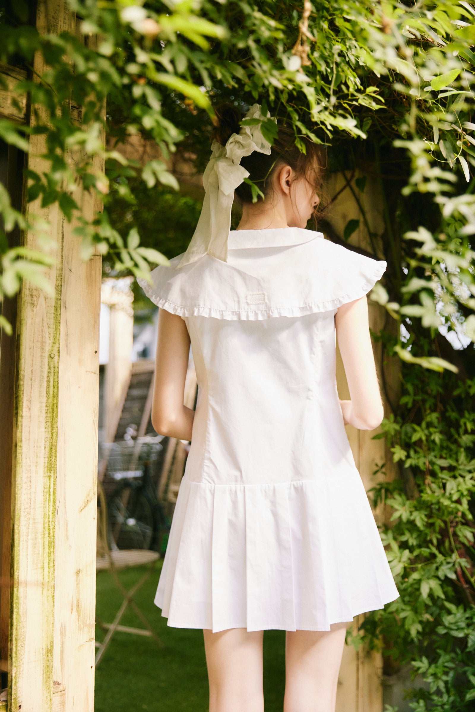 double collar sailor onepiece – idem