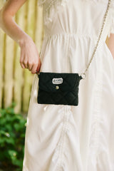 paddet chain pouch bag