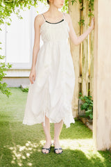 lace drawstring onepiece