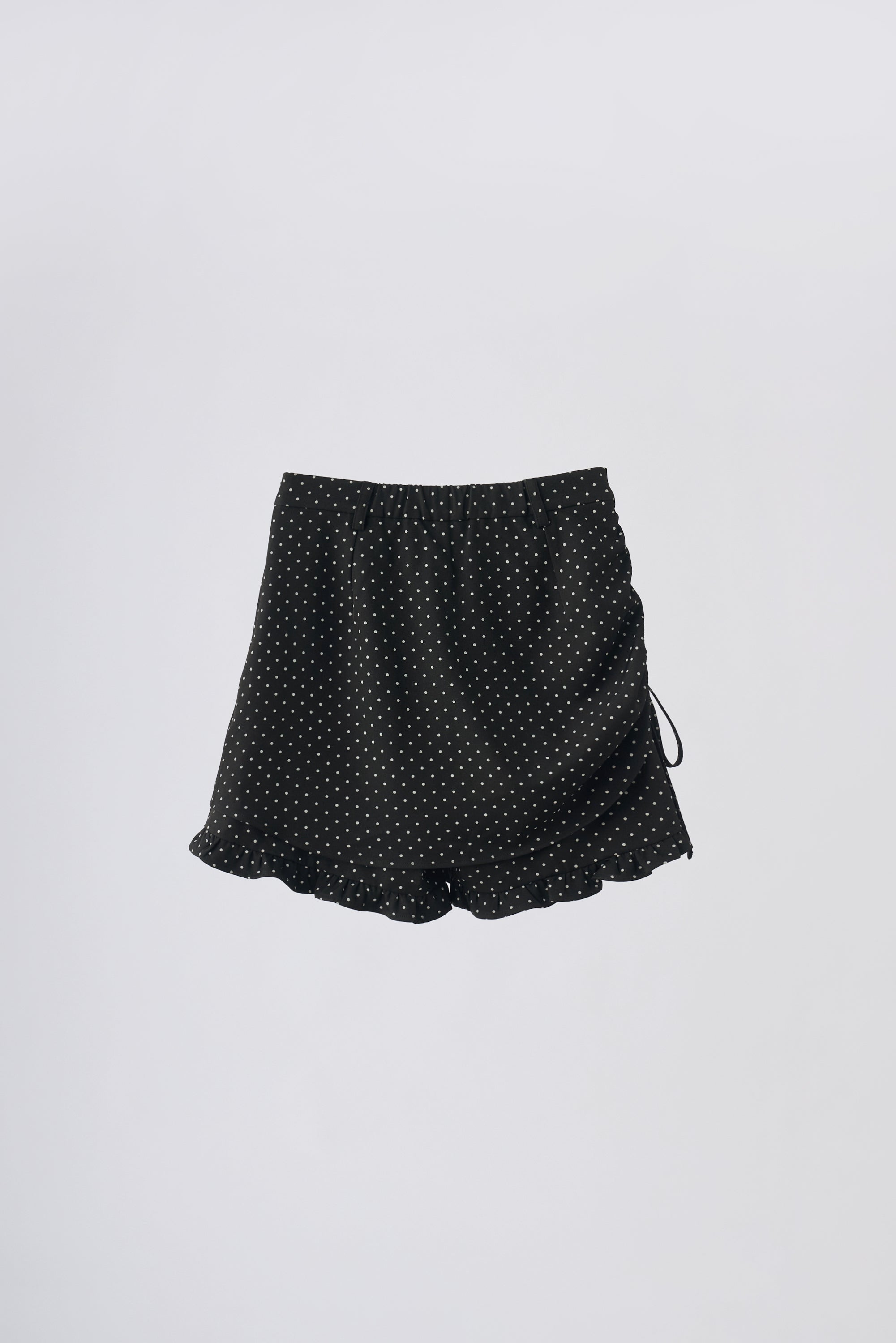 layered frill mini pants