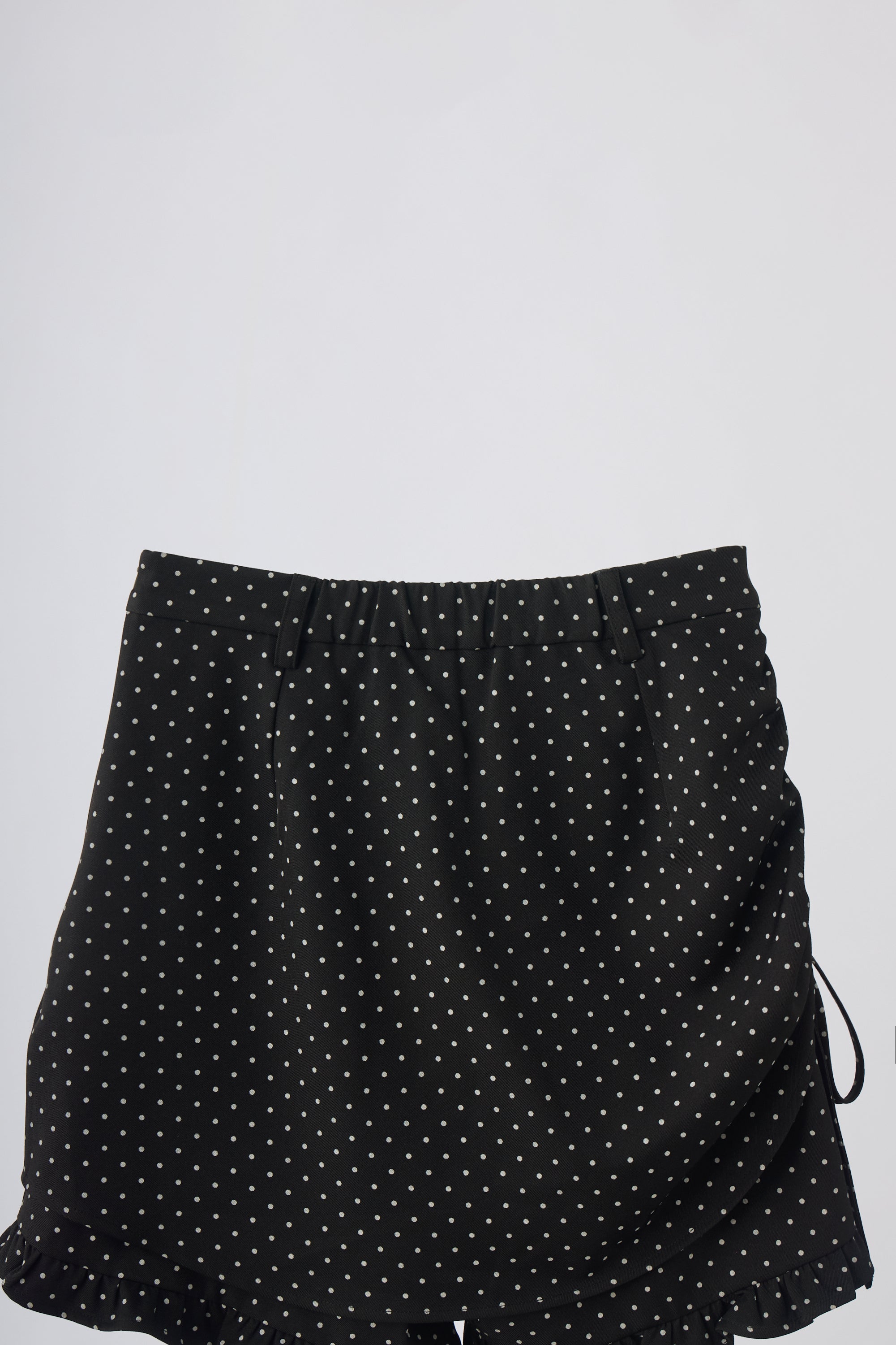 layered frill mini pants