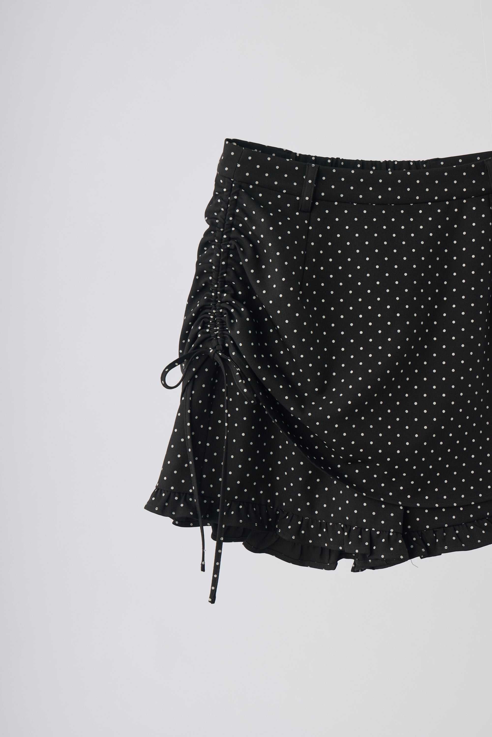 layered frill mini pants