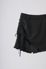 layered frill mini pants