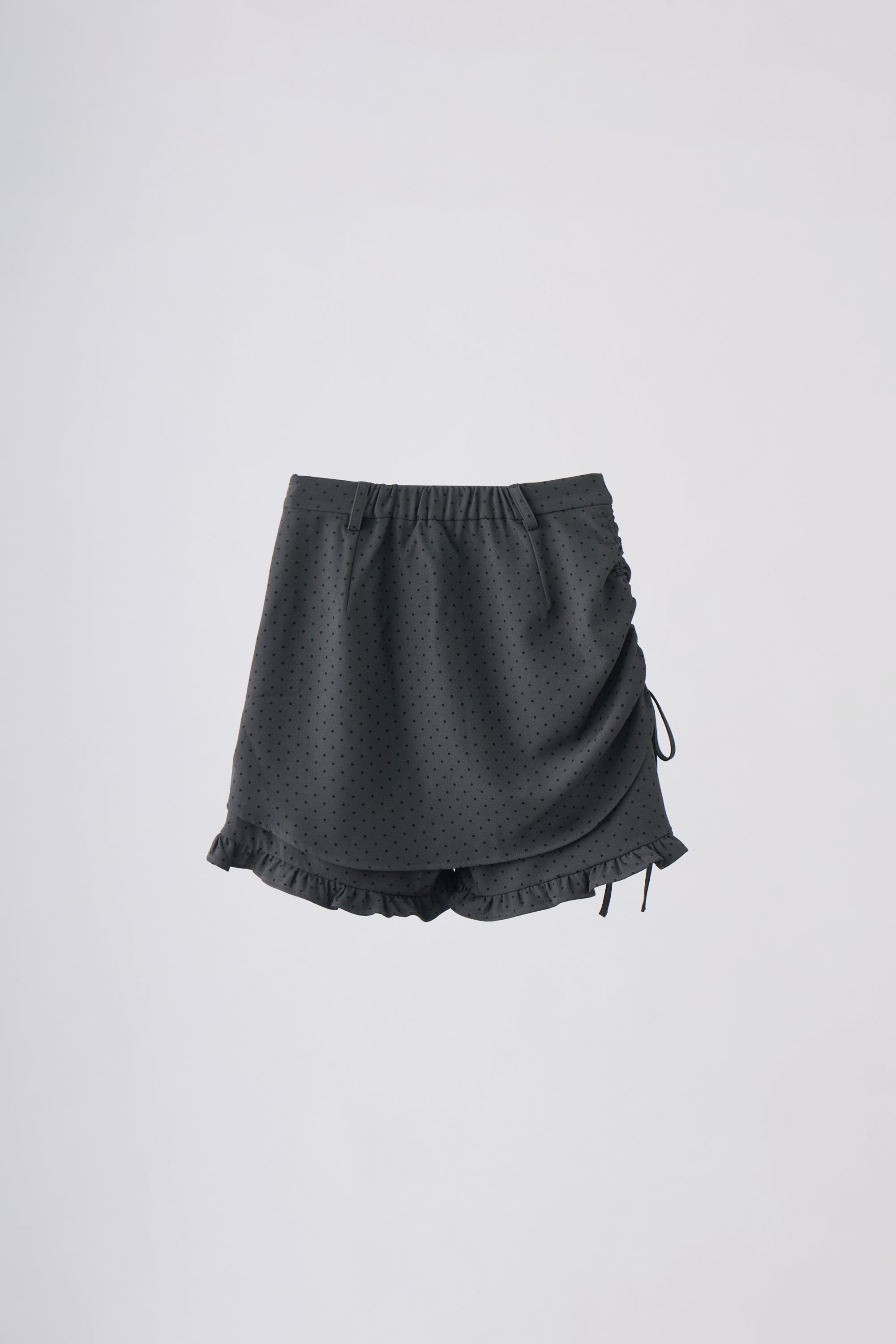 layered frill mini pants