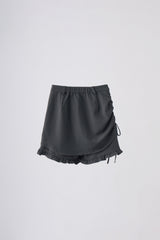 layered frill mini pants
