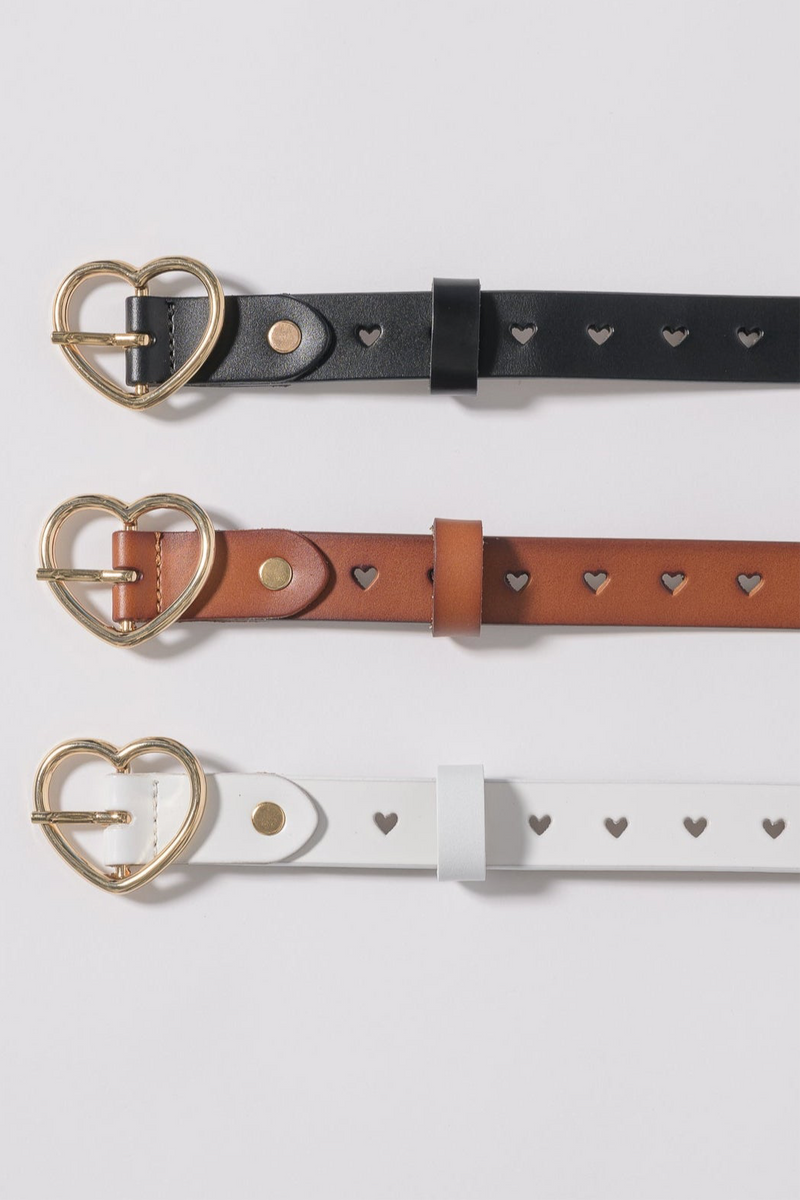 lovely heart belt