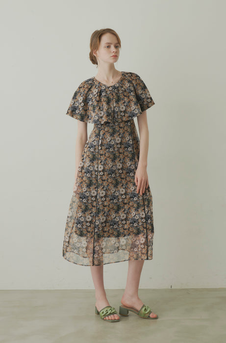 elegant flower onepiece