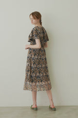 elegant flower onepiece