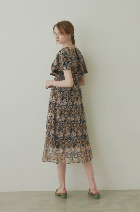 elegant flower onepiece