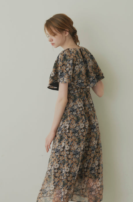 elegant flower onepiece