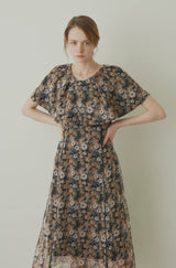 elegant flower onepiece