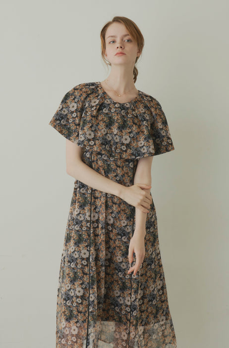 elegant flower onepiece