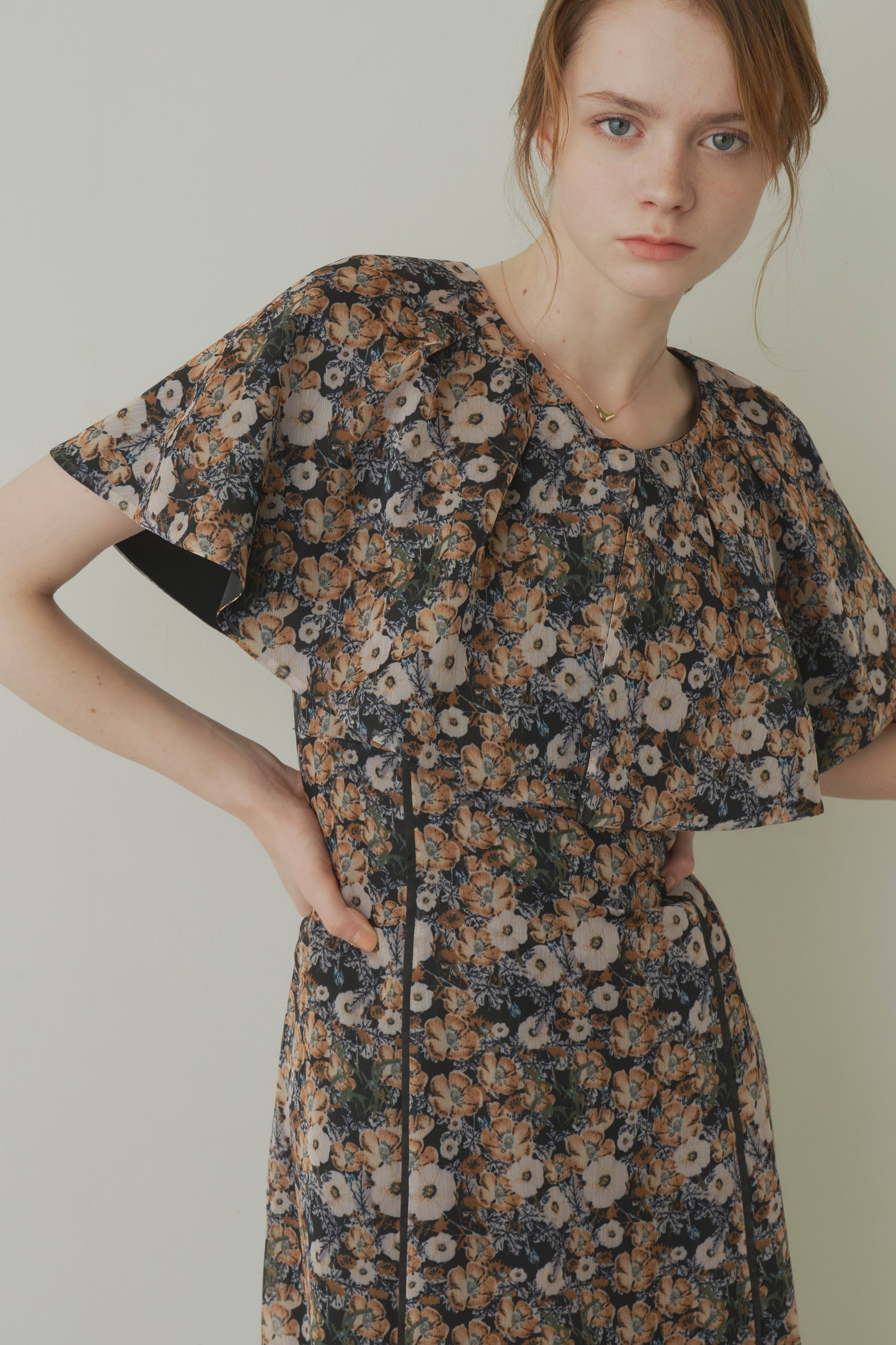 elegant flower onepiece