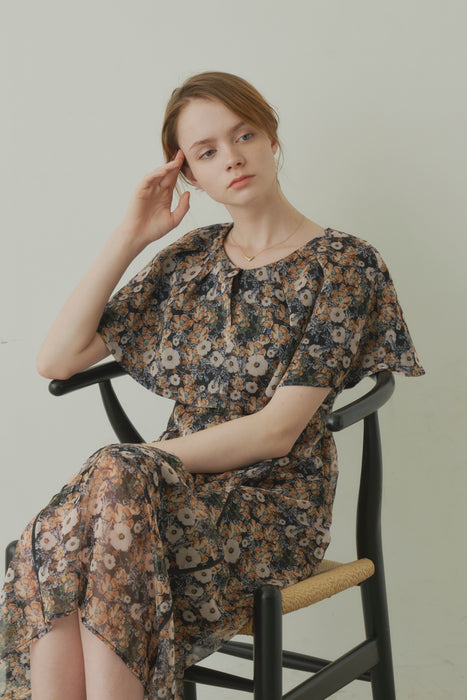elegant flower onepiece