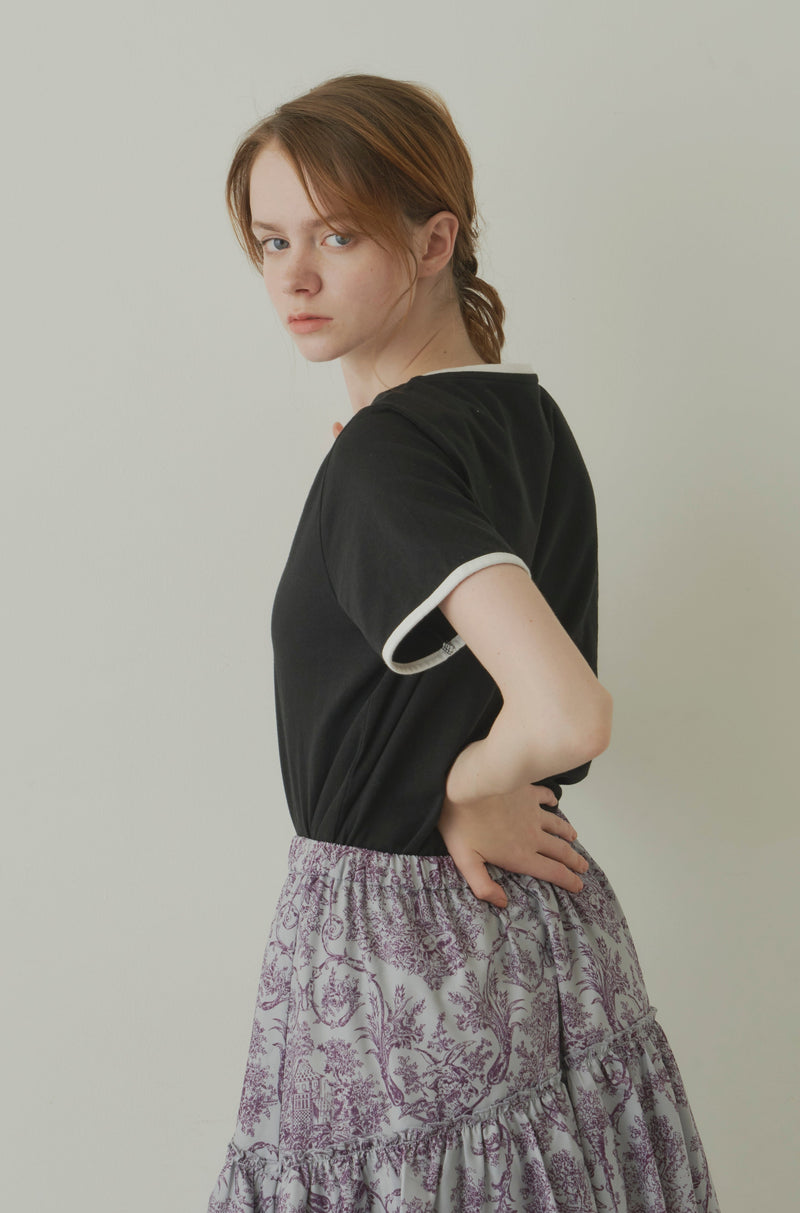 idem heart piping T-shirt