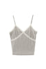 dot lace camisole