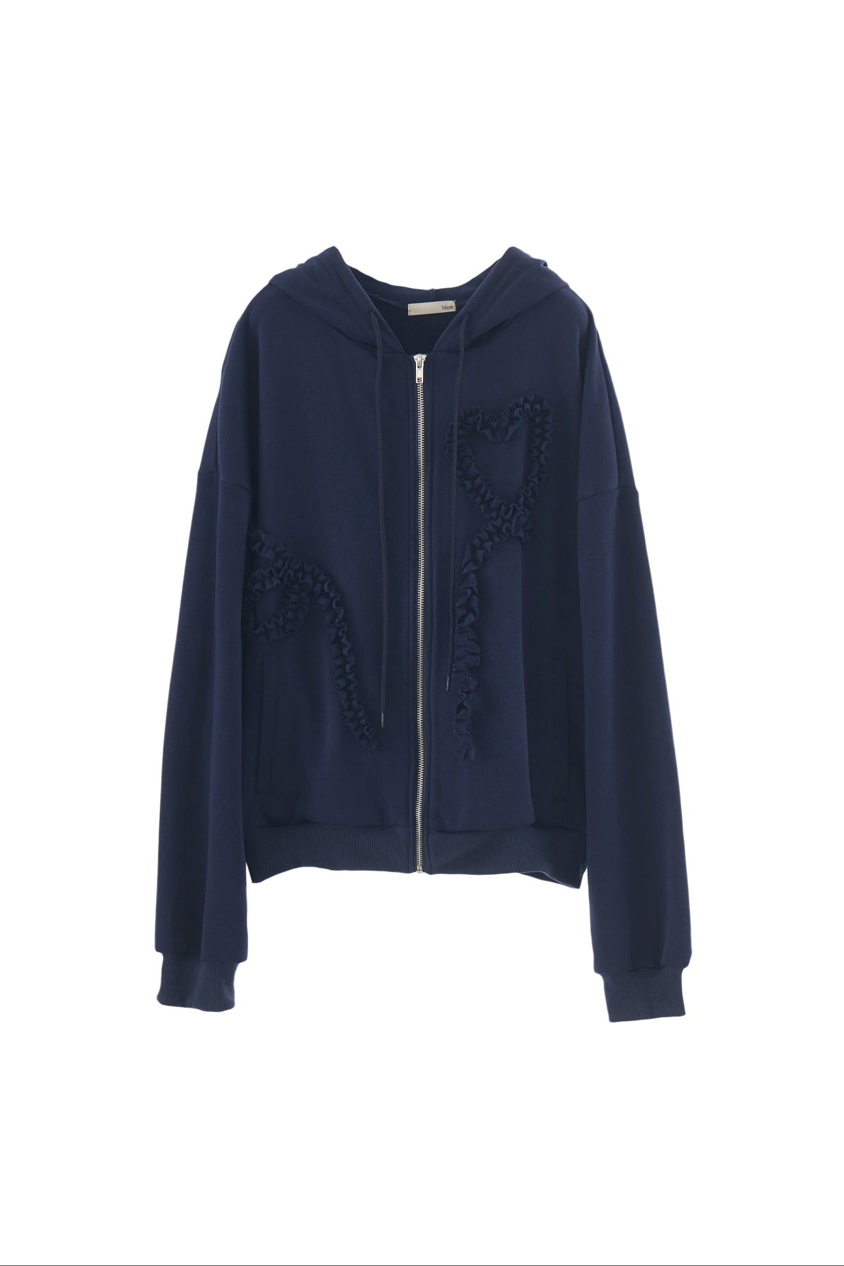 heart frill hoodie